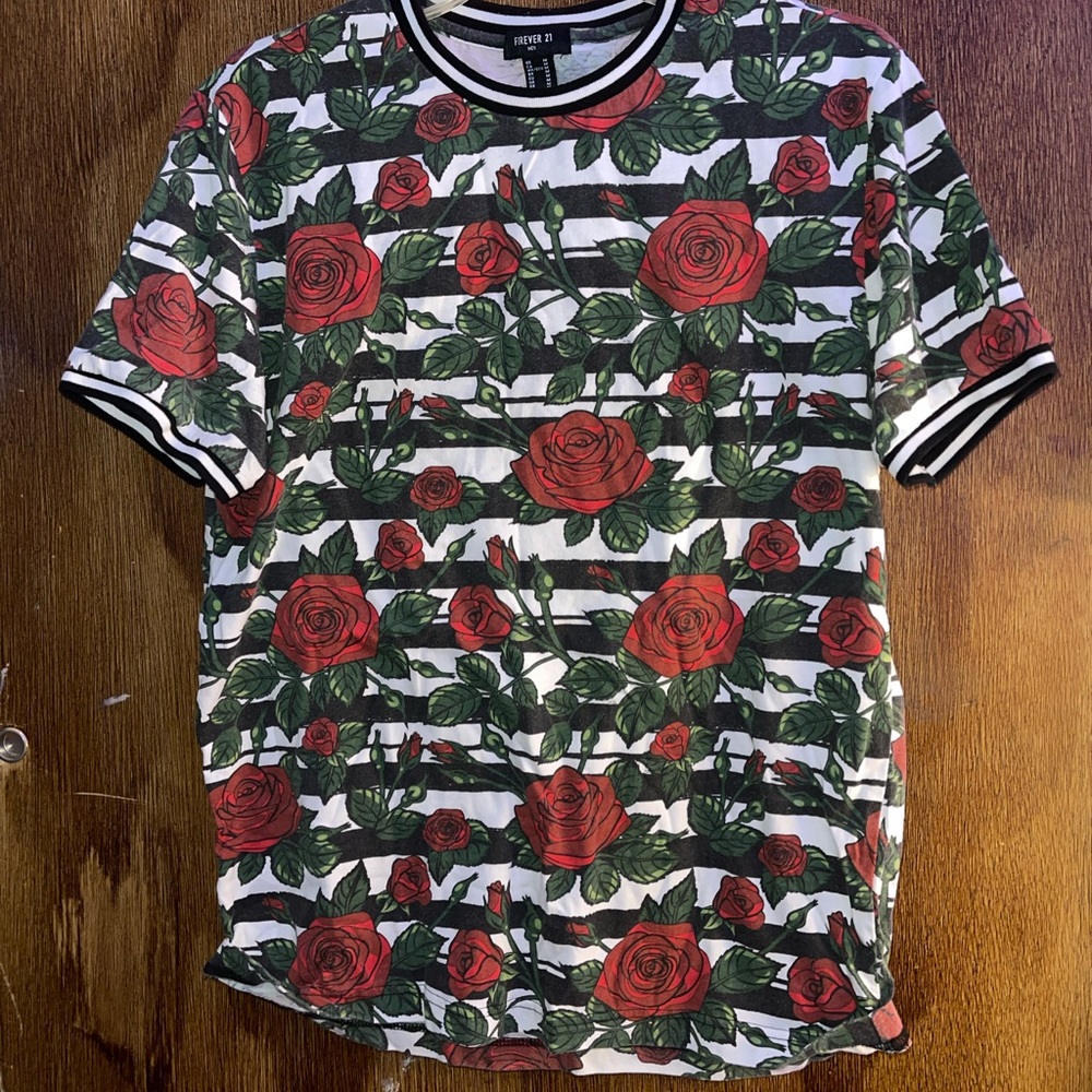 Rose stripped t-shirt